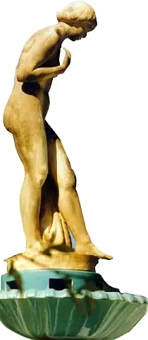 A Harkányi Fürdő jelkép-szobra